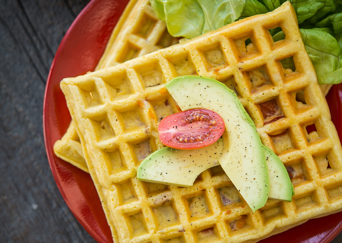 Breakfast BLT Waffle Recipe Foreman
